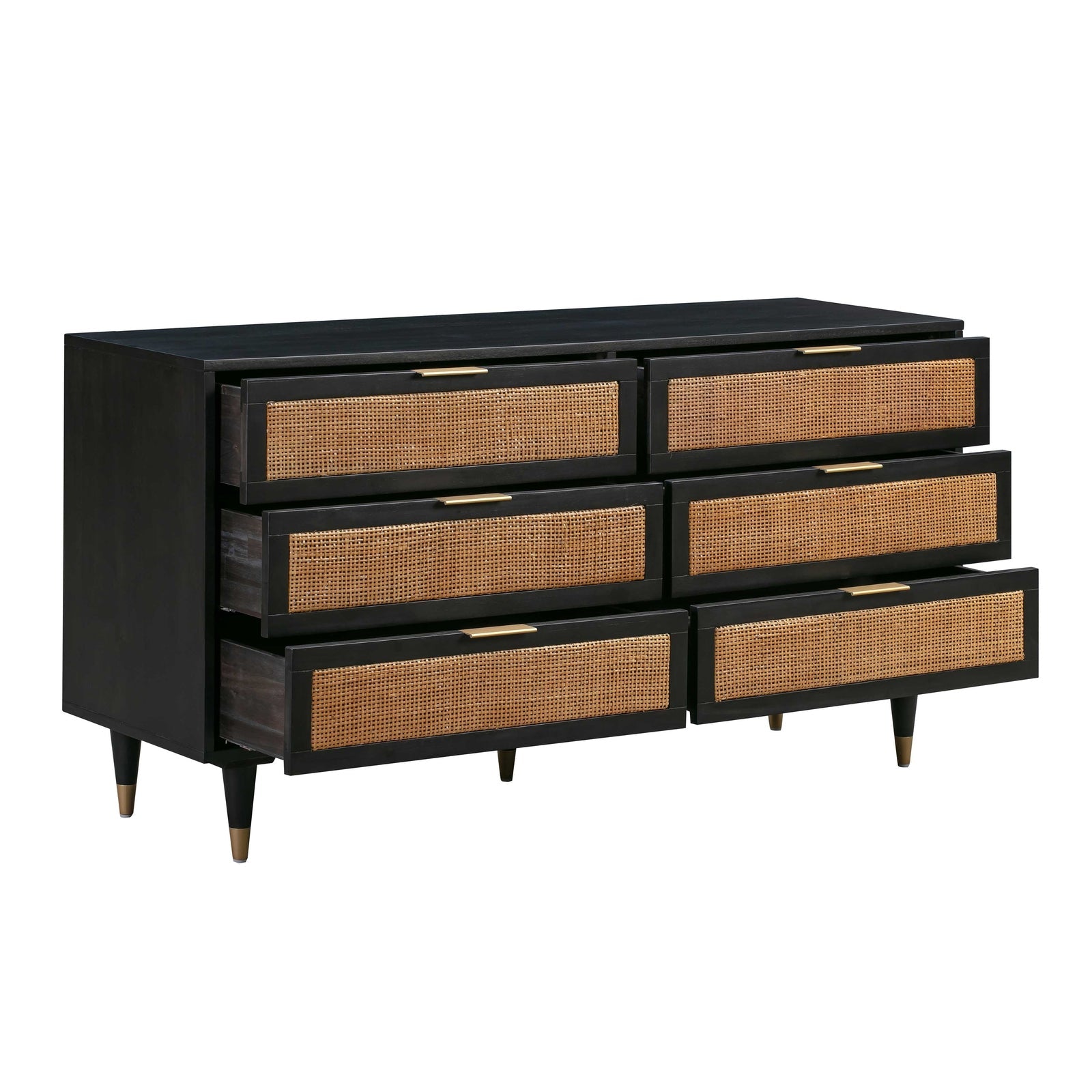 TOV Furniture Sierra Noir 6 Drawer Dresser