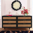 TOV Furniture Sierra Noir 6 Drawer Dresser