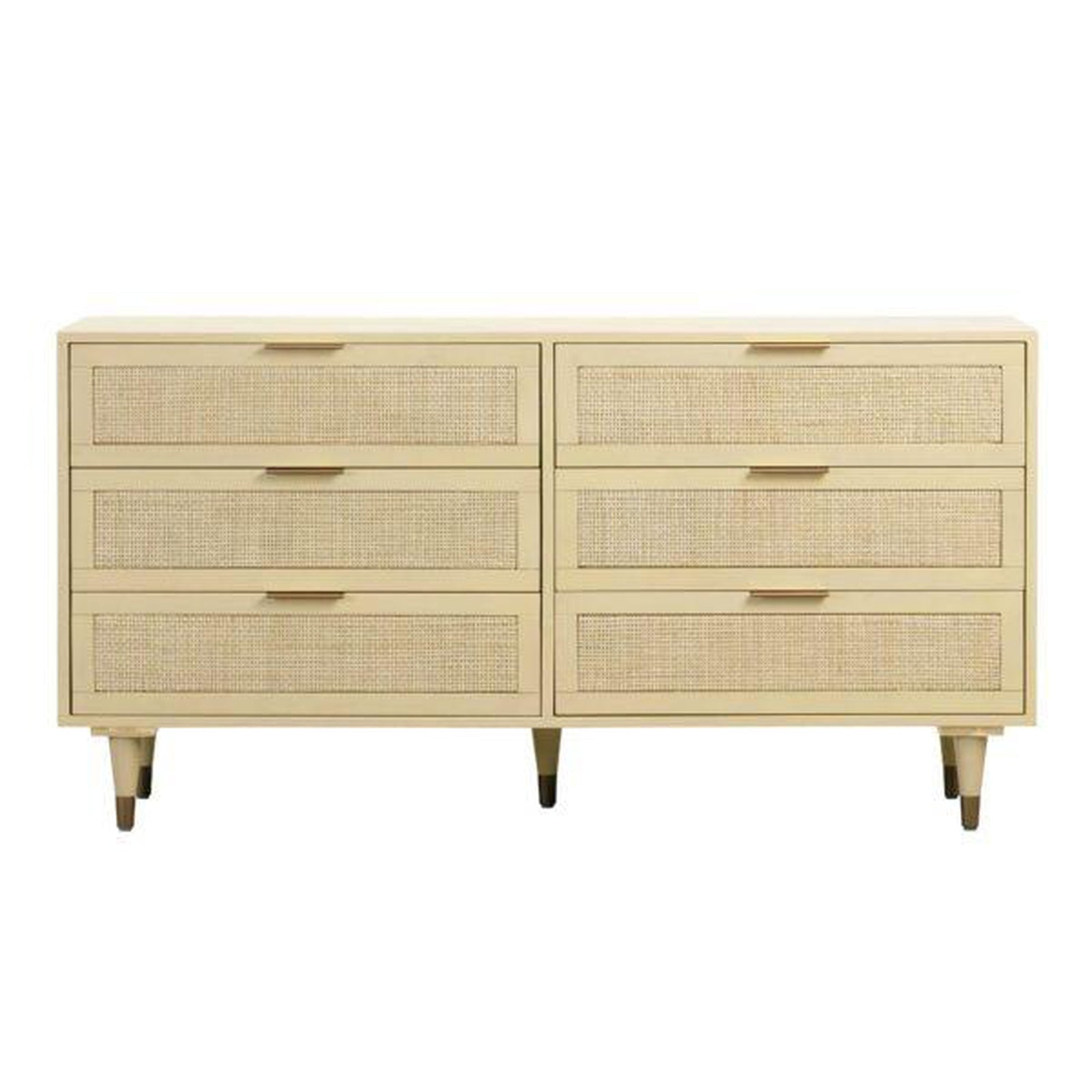 TOV Furniture Sierra Buttermilk 6 Drawer Dresser