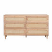 TOV Furniture Carmen Cane 6 Drawer Dresser