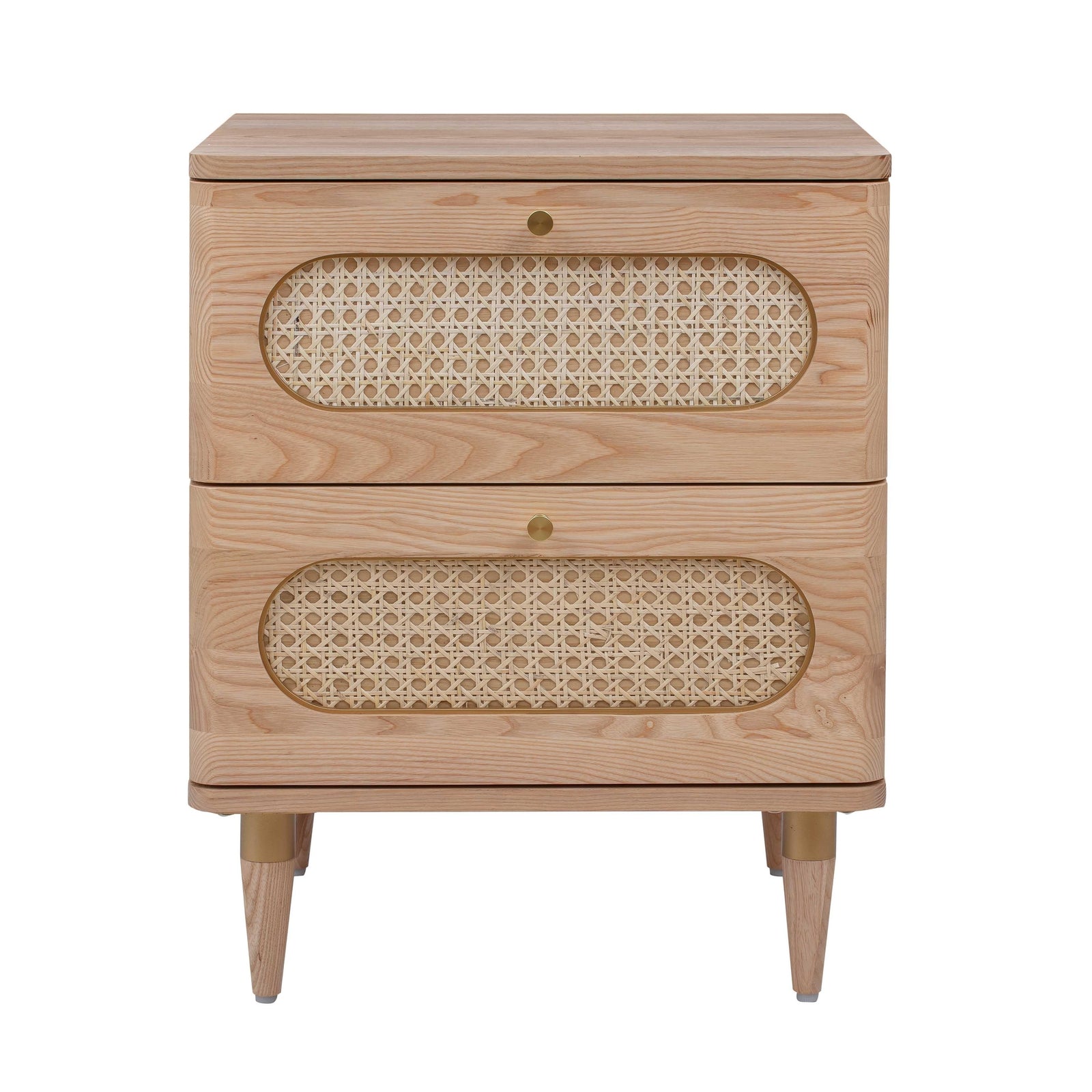 TOV Furniture Carmen Cane Nightstand