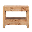 TOV Furniture Brandyss Burl Nightstand