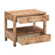 TOV Furniture Brandyss Burl Nightstand