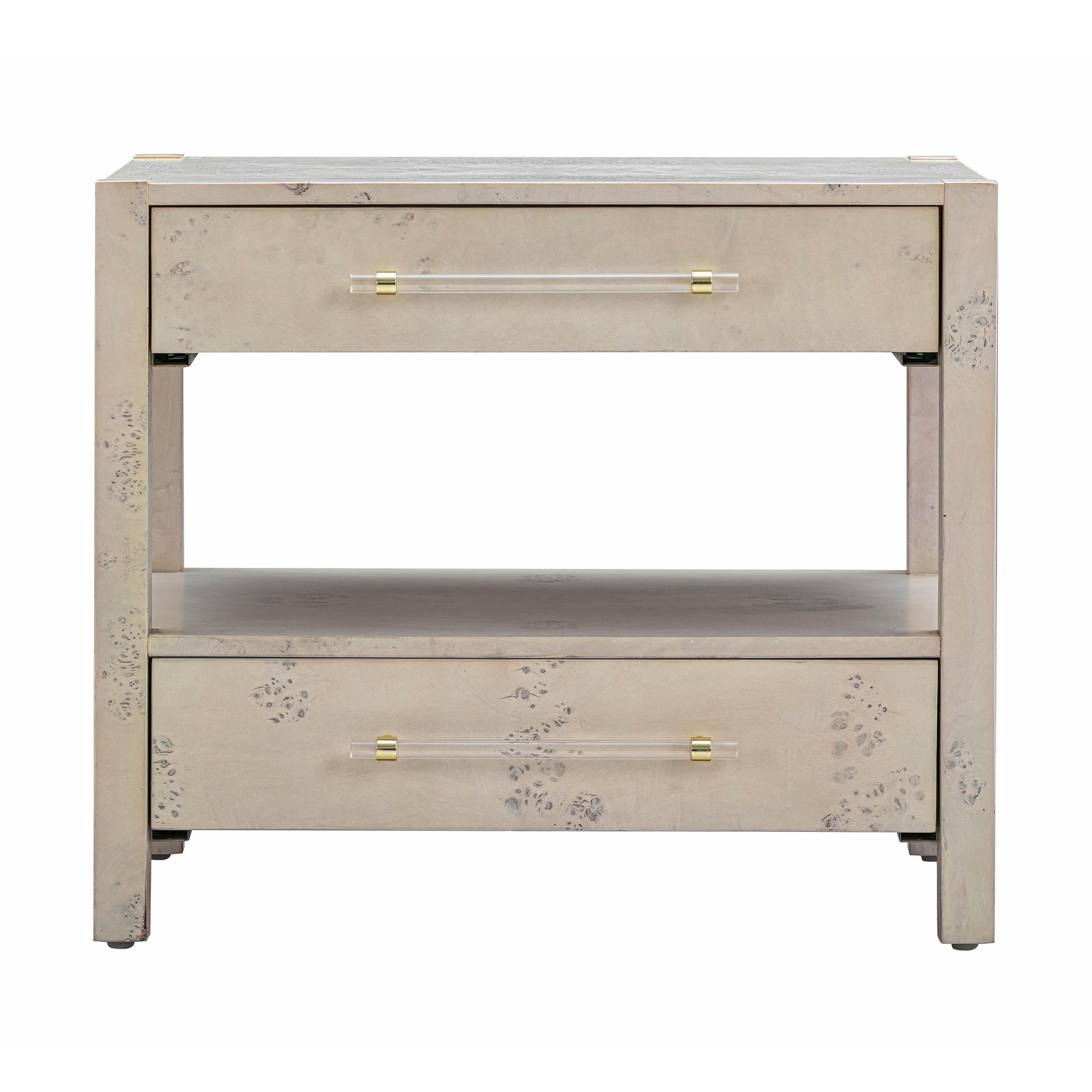 TOV Furniture Brandyss Burl Nightstand