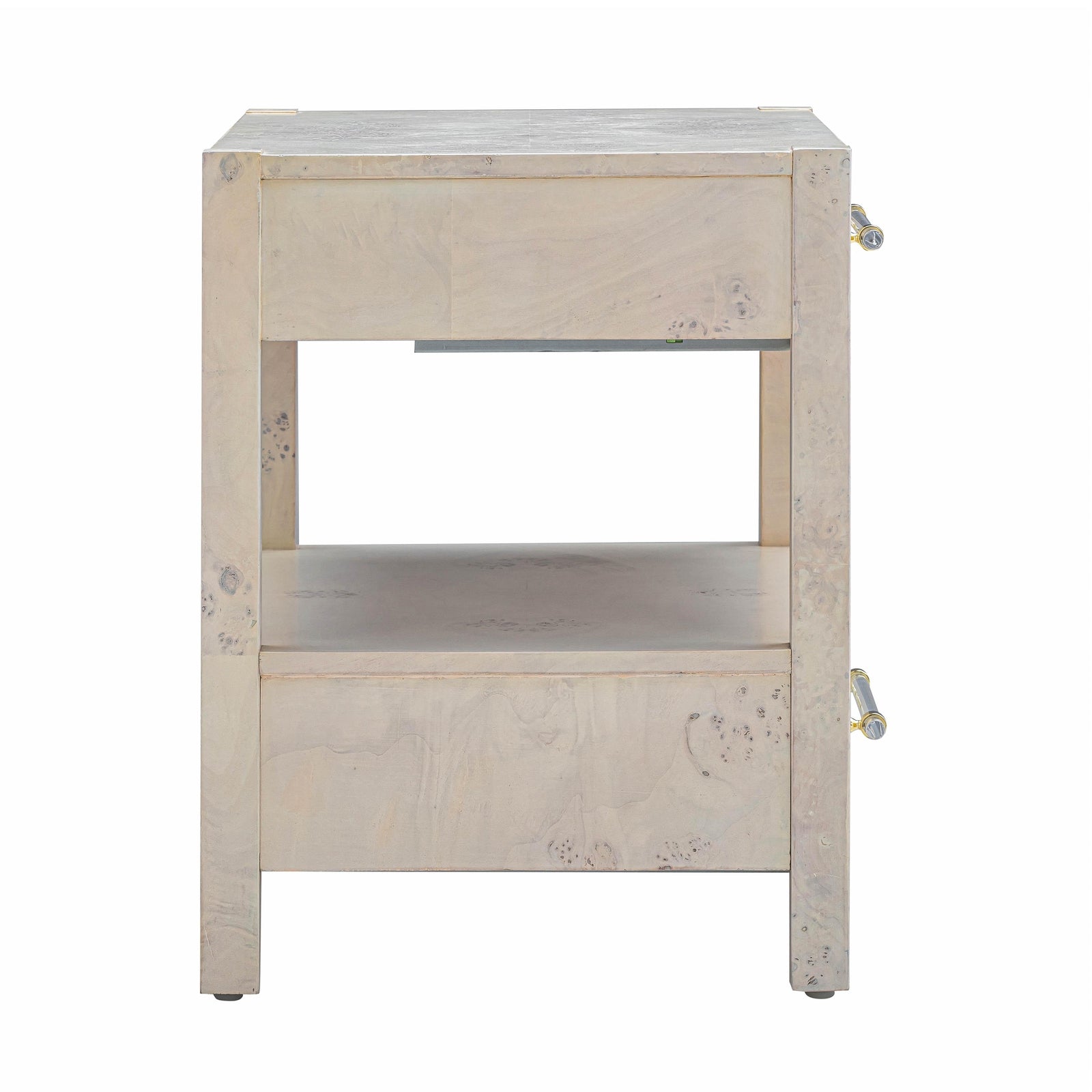 TOV Furniture Brandyss Burl Nightstand