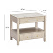 TOV Furniture Brandyss Burl Nightstand