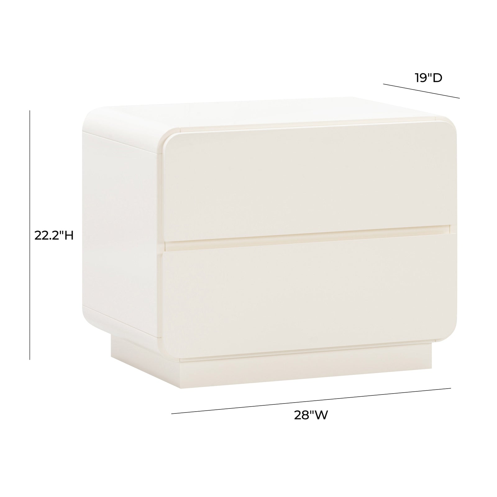 TOV Furniture Sagura Nightstand
