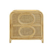TOV Furniture Tina Natural Rattan Nightstand