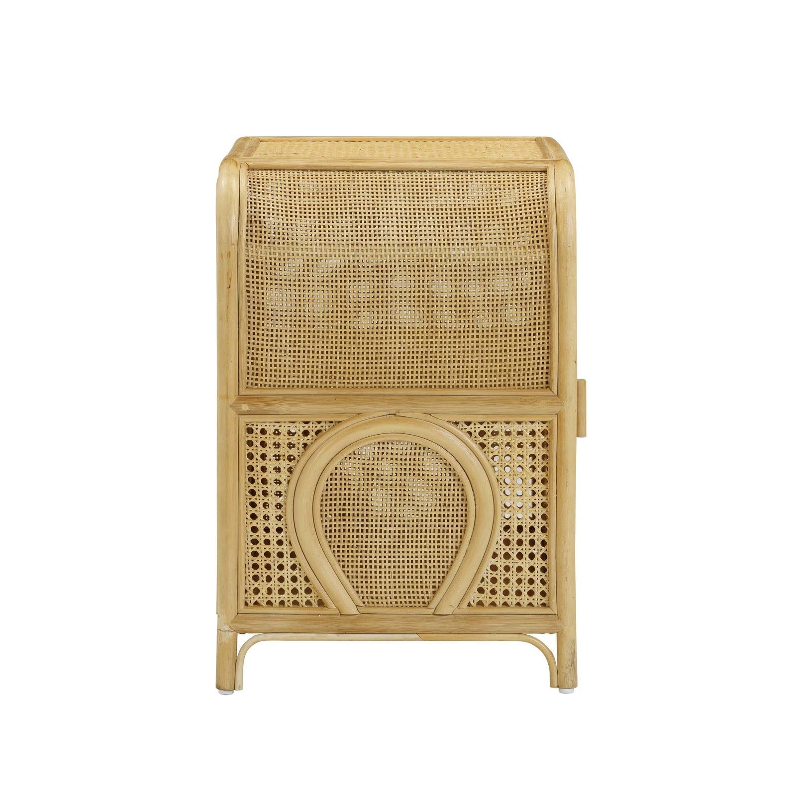 TOV Furniture Tina Natural Rattan Nightstand