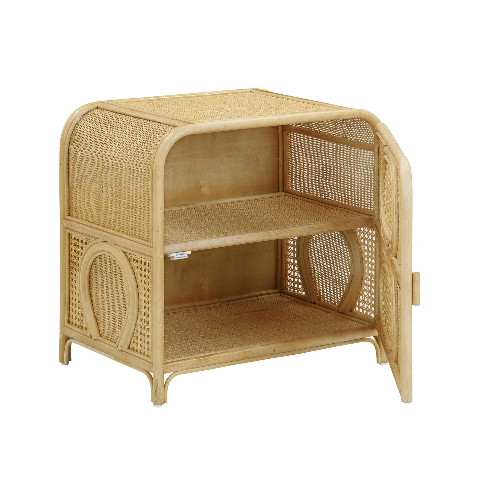 TOV Furniture Tina Natural Rattan Nightstand