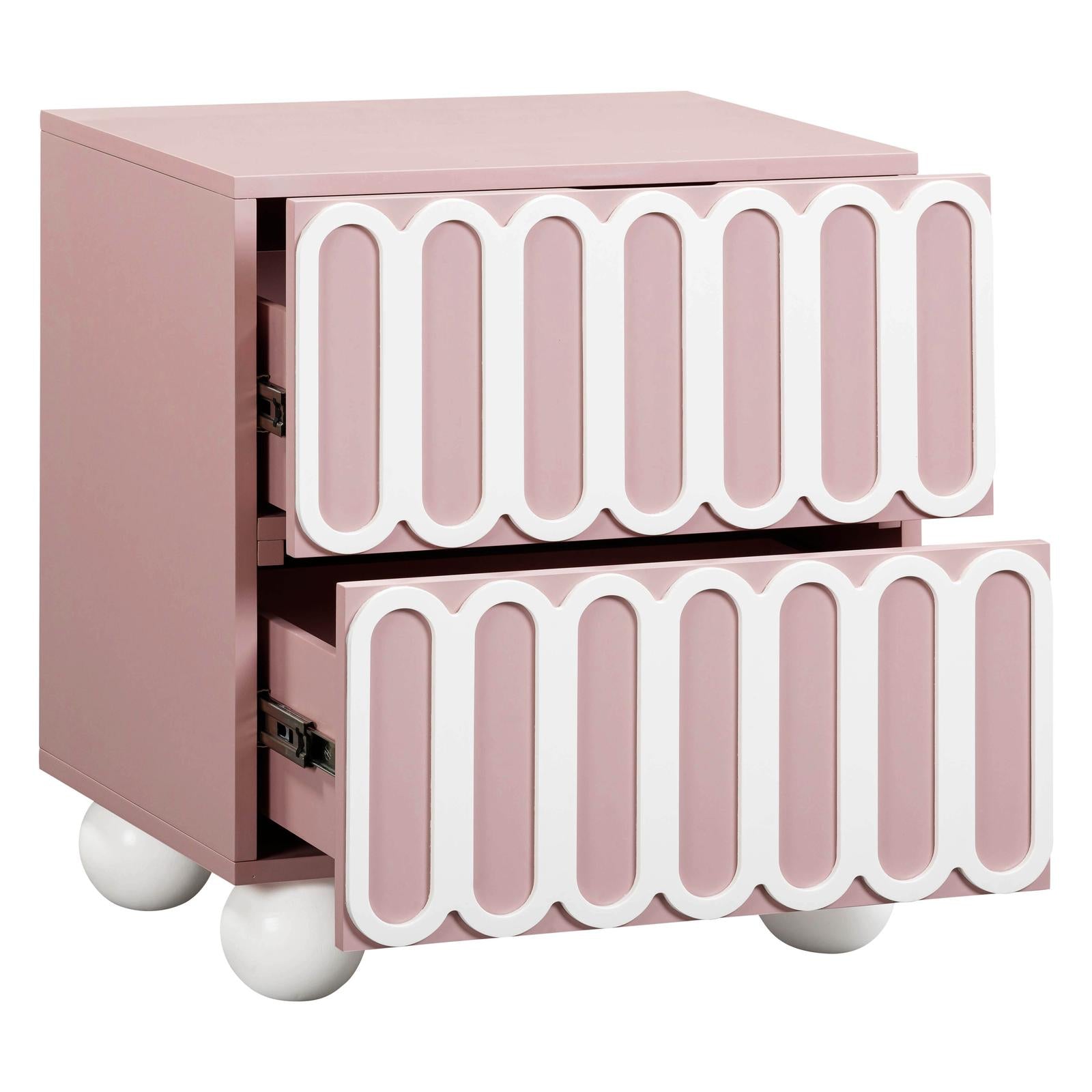 TOV Furniture Tori Motif Nightstand