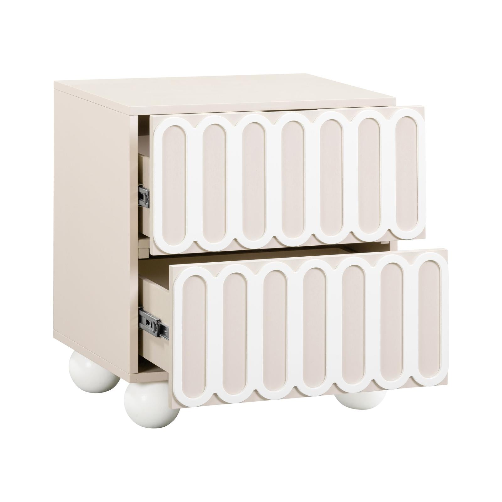 TOV Furniture Tori Motif Nightstand