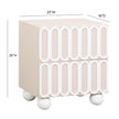 TOV Furniture Tori Motif Nightstand