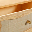 TOV Furniture Grappa Natural Wood & Rattan Wavy Dresser