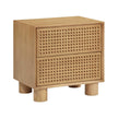 TOV Furniture Miles Natural Rubberwood Nightstand