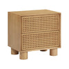 TOV Furniture Miles Natural Rubberwood Nightstand