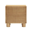 TOV Furniture Miles Natural Rubberwood Nightstand