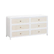 TOV Furniture Patty Rattan 6 Drawer Dresser