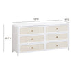 TOV Furniture Patty Rattan 6 Drawer Dresser