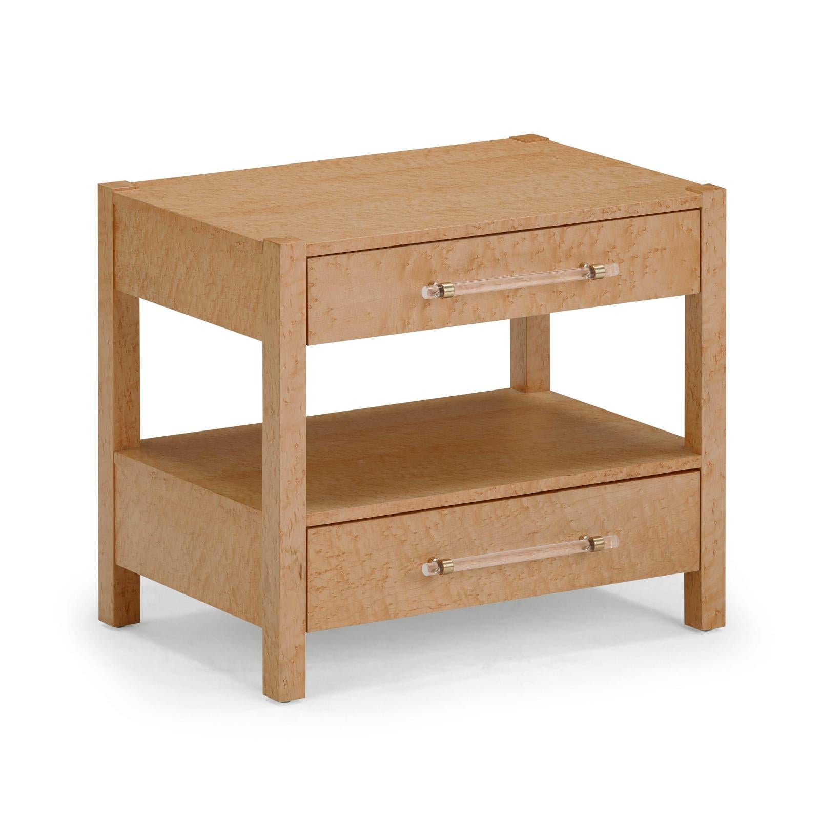 TOV Furniture Brandyss Burl Nightstand