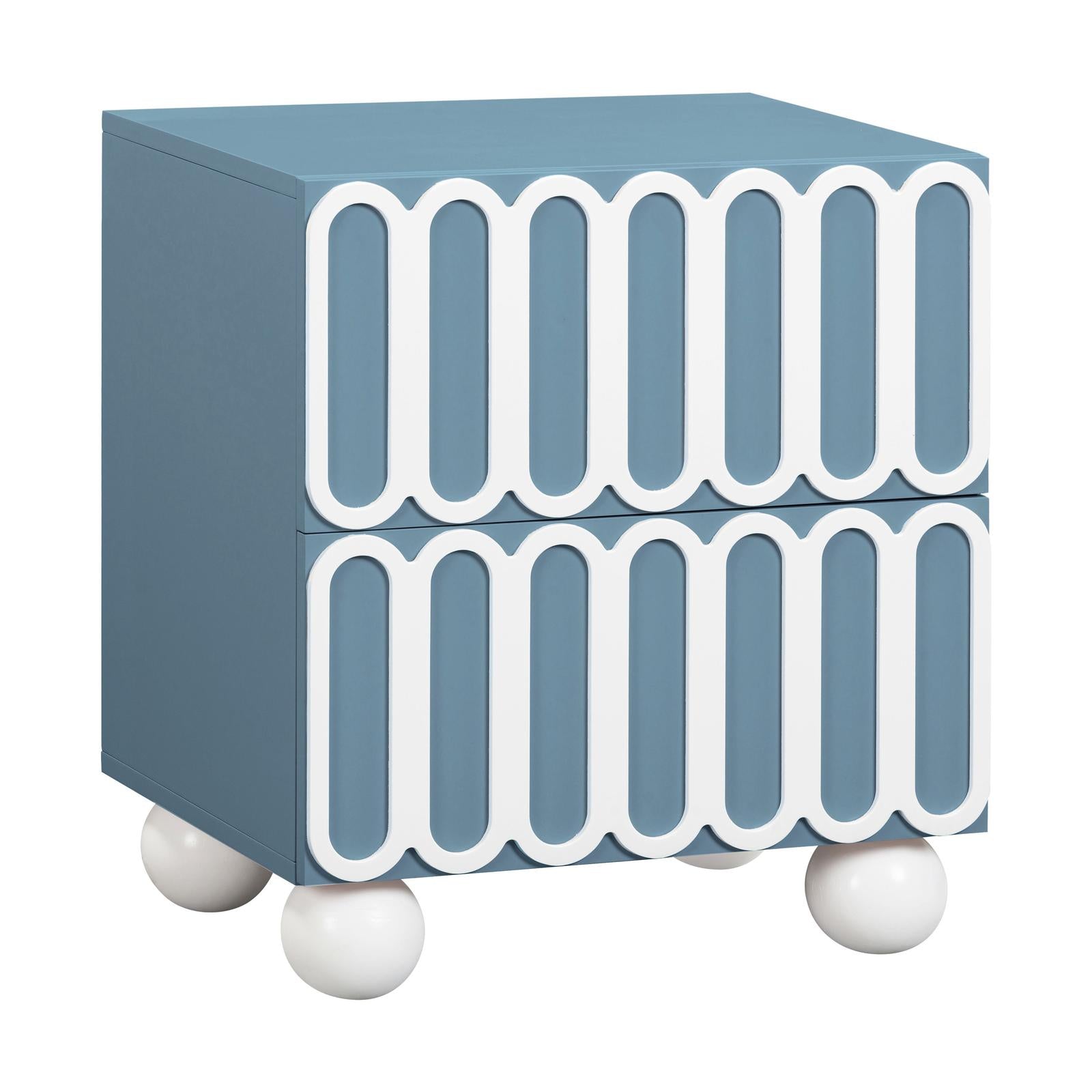 TOV Furniture Tori Motif 2-Drawer Nightstand