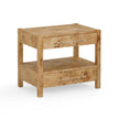 TOV Furniture Brandyss Burl Nightstand
