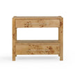 TOV Furniture Brandyss Burl Nightstand