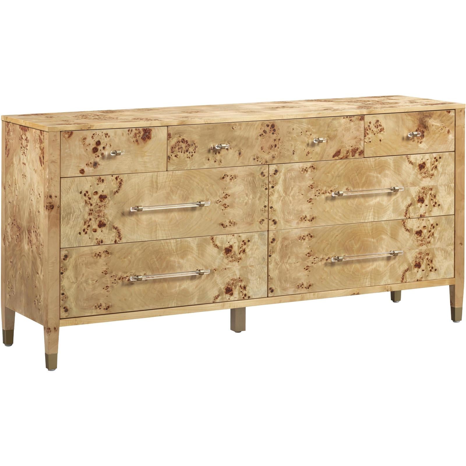 TOV Furniture Brandyss Burl Drawer Dresser