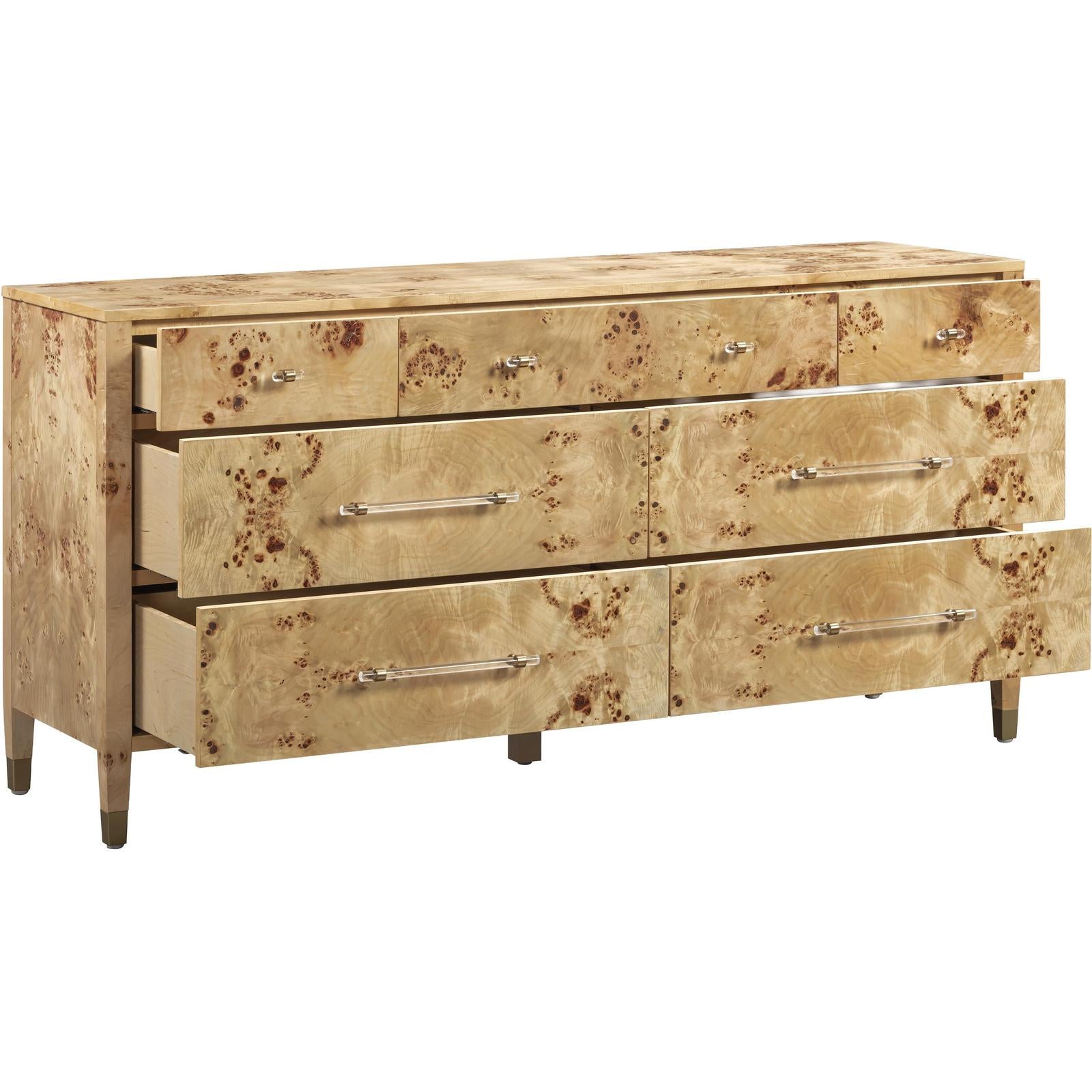 TOV Furniture Brandyss Burl Drawer Dresser