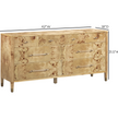 TOV Furniture Brandyss Burl Drawer Dresser