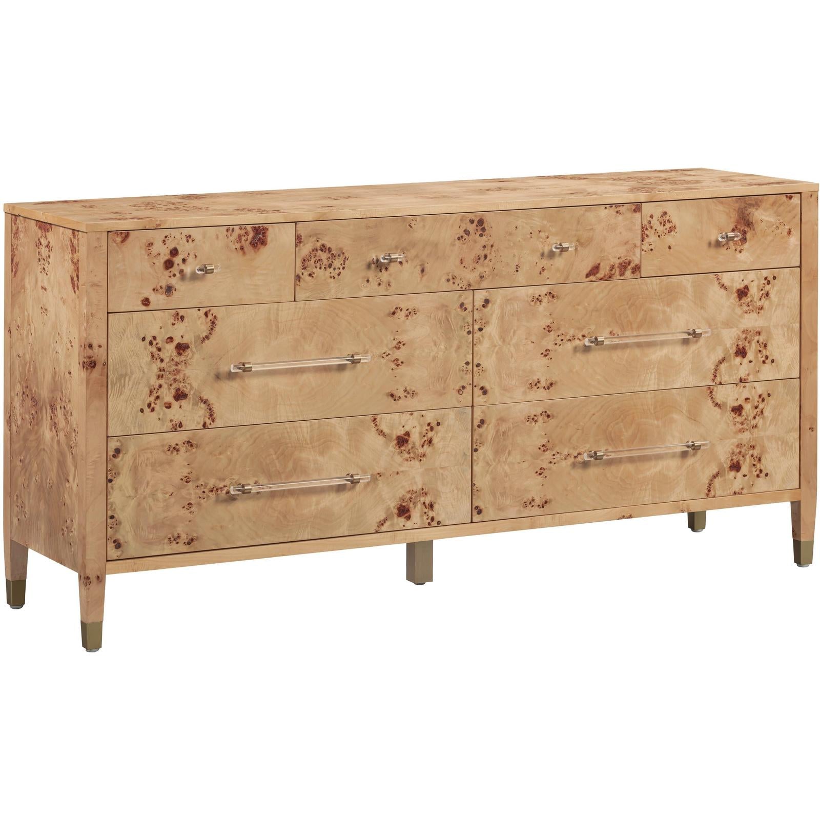 TOV Furniture Brandyss Burl Drawer Dresser