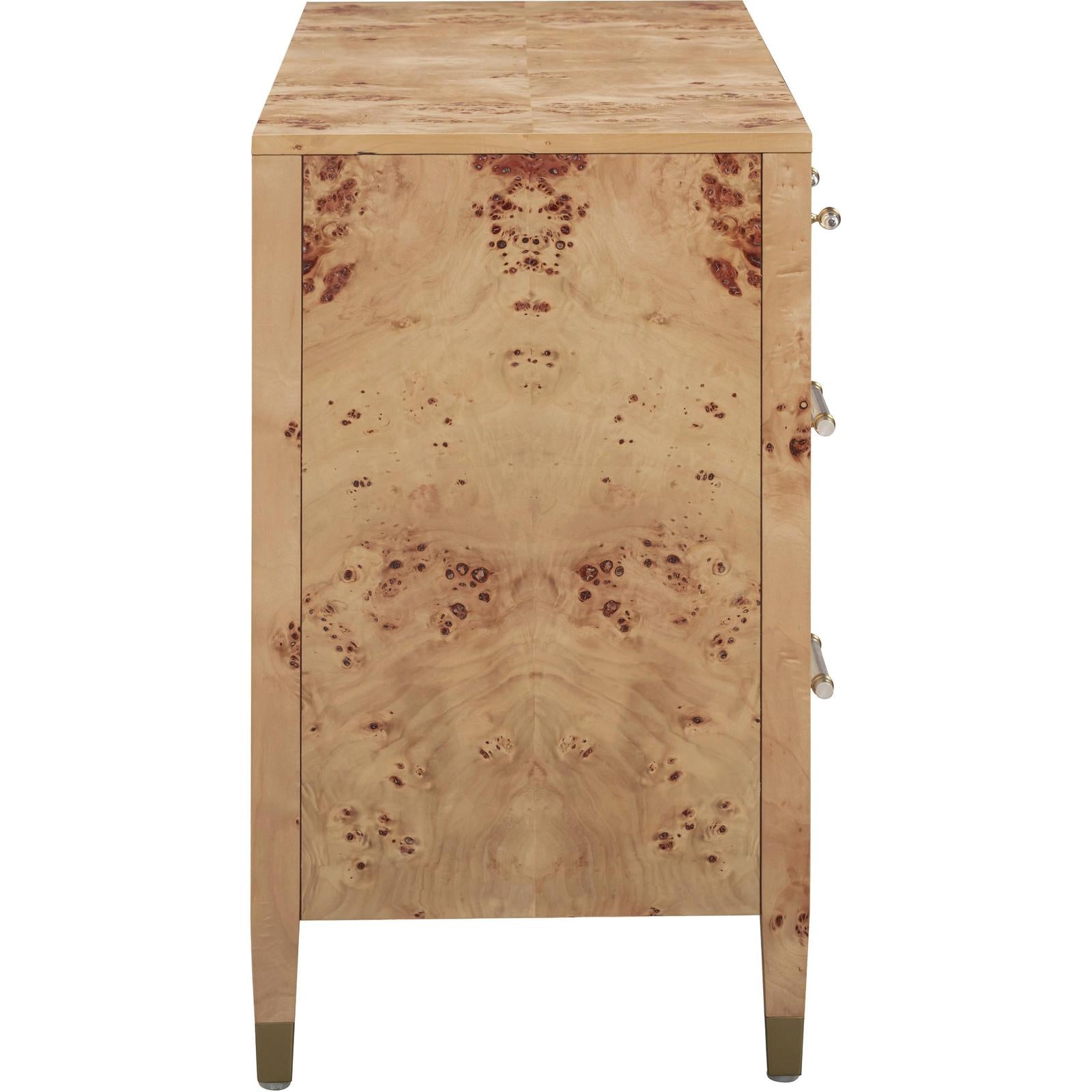 TOV Furniture Brandyss Burl Drawer Dresser