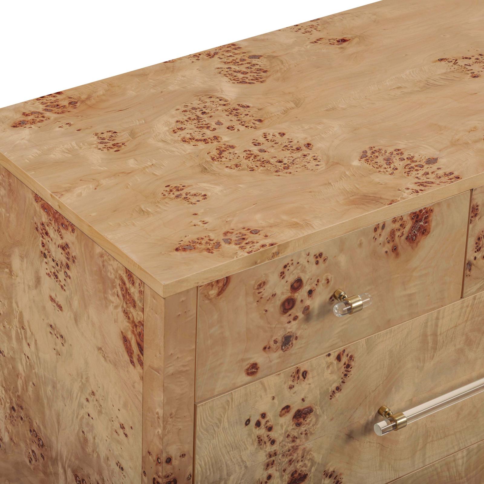 TOV Furniture Brandyss Burl Drawer Dresser