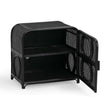 TOV Furniture Tina Rattan Nightstand With Storage