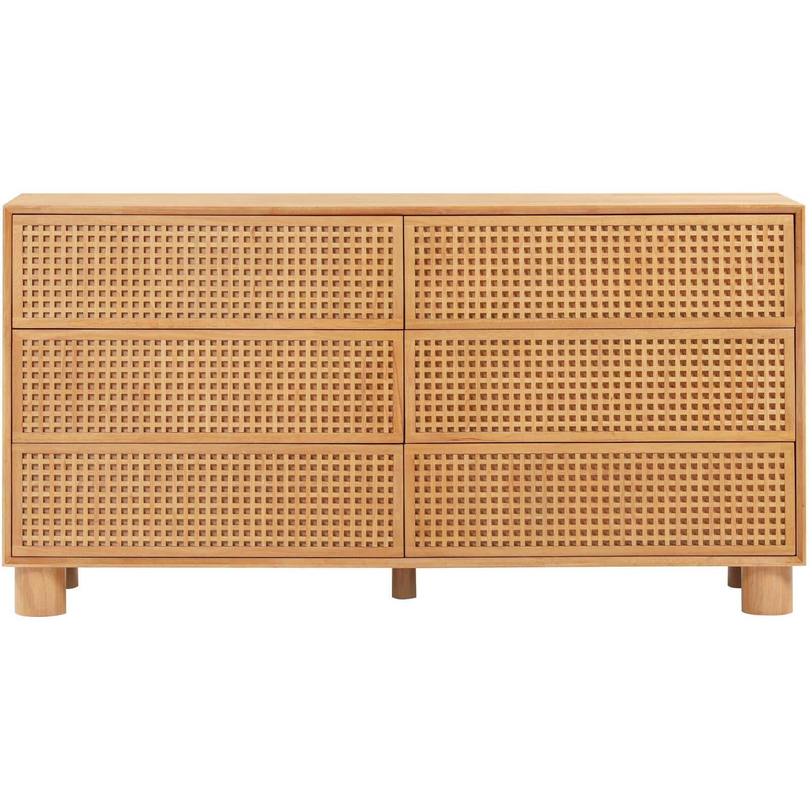 TOV Furniture Miles Natural Wood Drawer Dresser
