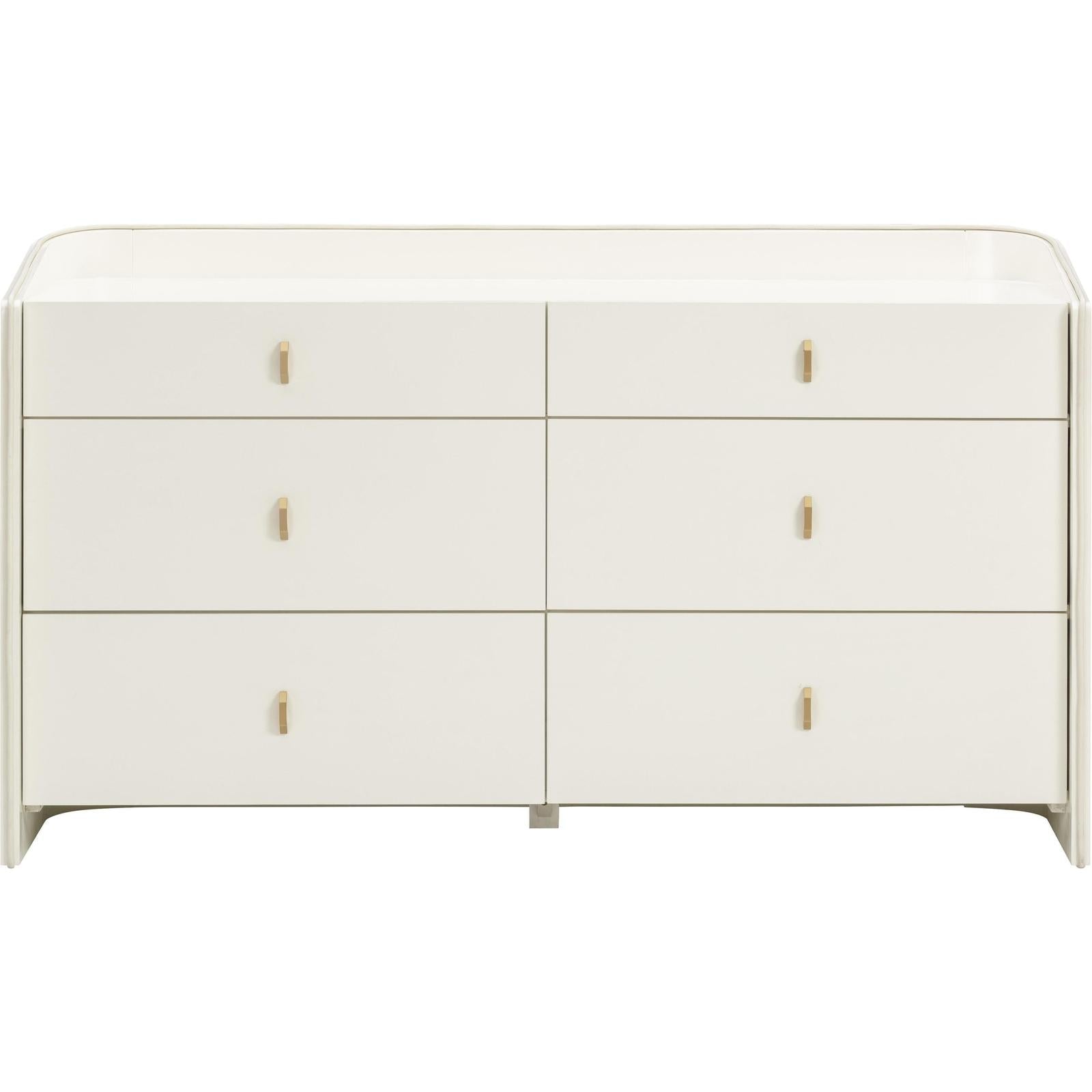 TOV Furniture Collins Cream Drawer Dresser
