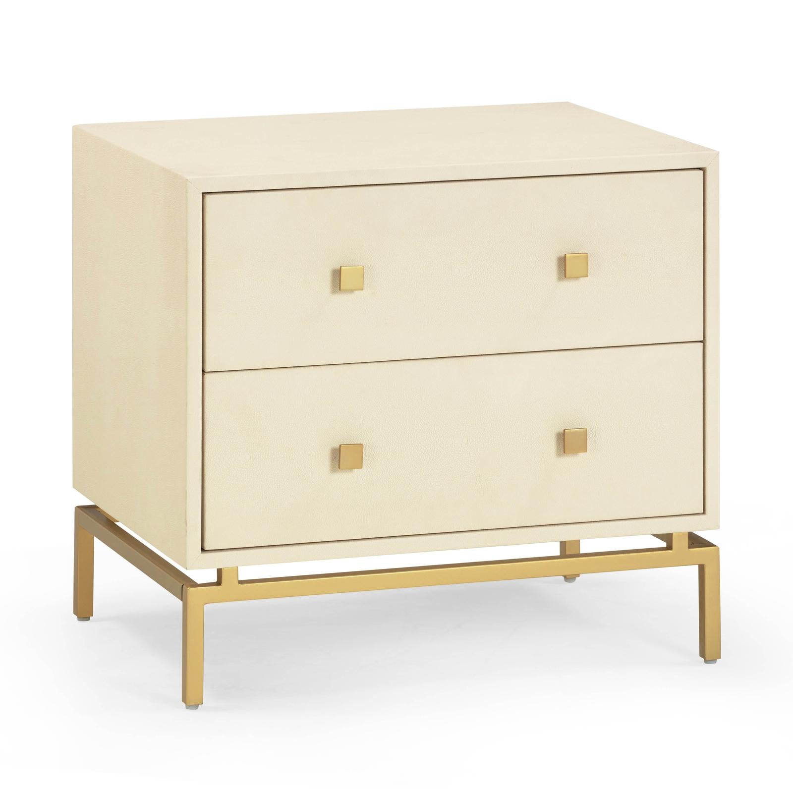 TOV Furniture Pesce Shagreen Nightstand