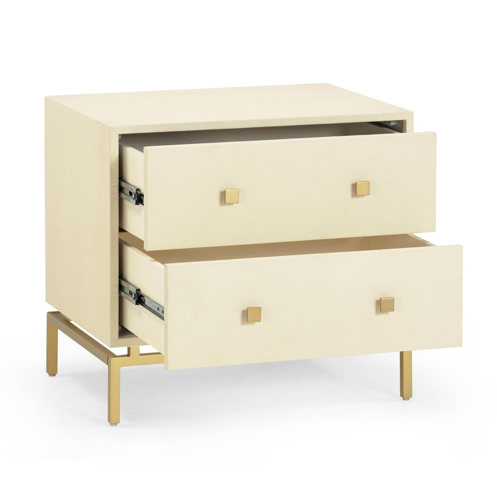 TOV Furniture Pesce Shagreen Nightstand