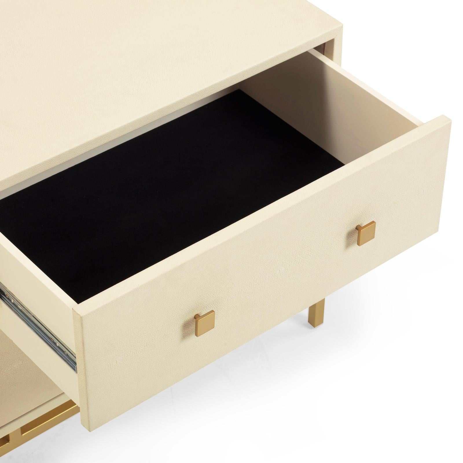 TOV Furniture Pesce Shagreen Nightstand