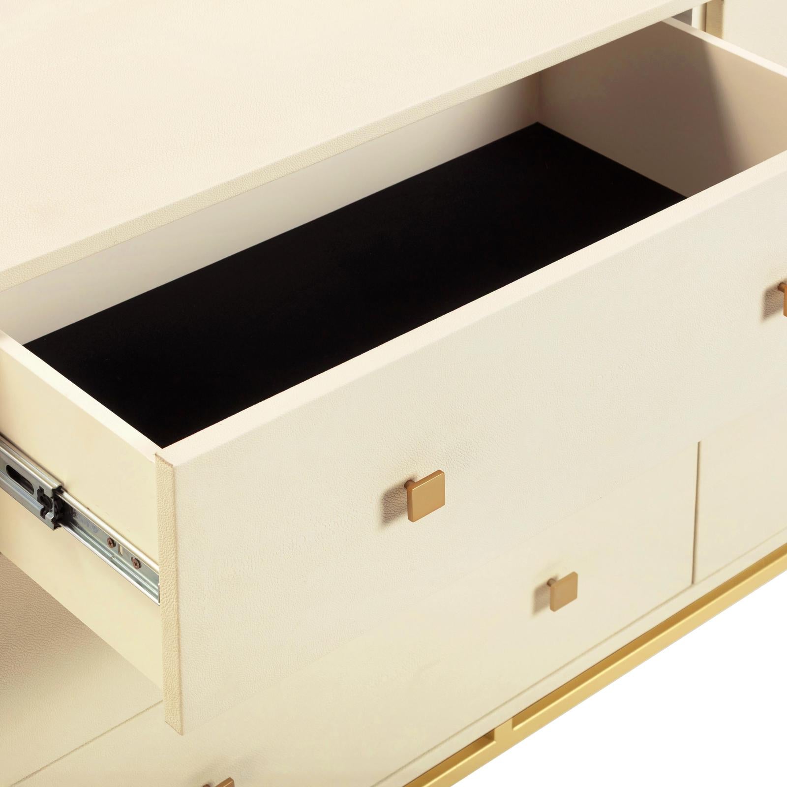 TOV Furniture Pesce Shagreen 6 Drawer Dresser