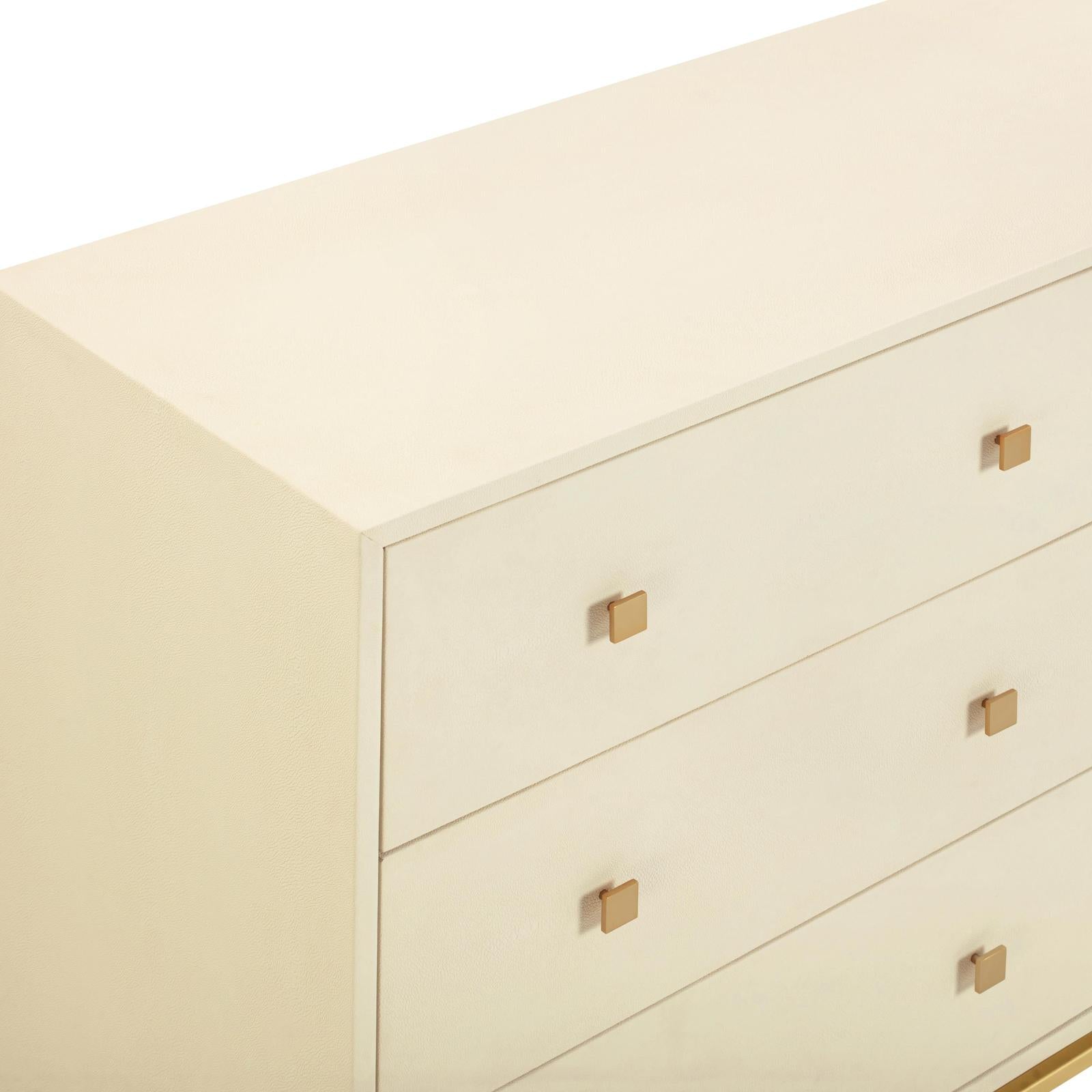 TOV Furniture Pesce Shagreen 6 Drawer Dresser