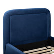 TOV Furniture Briella Performance Velvet Trundle Bed in Twin