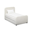 TOV Furniture Briella Performance Velvet Trundle Bed in Twin