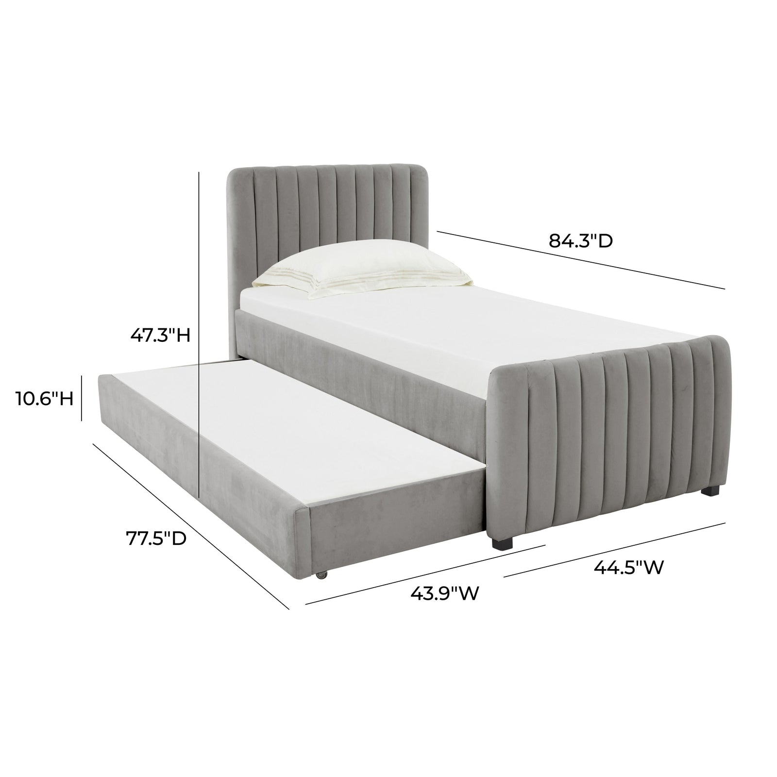 TOV Furniture Angela Trundle in Twin