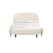 TOV Furniture Denise Cream Boucle Bed