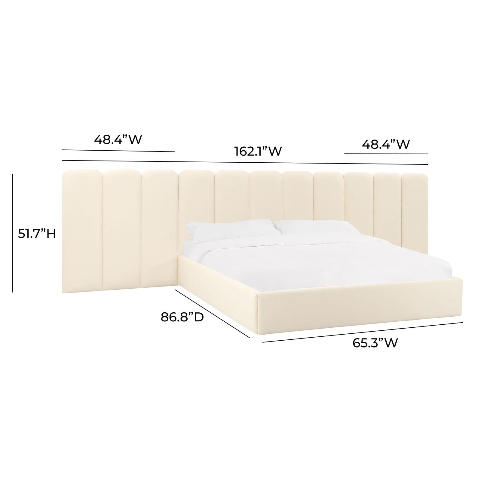 TOV Furniture Palani Wings - Queen or King Set of 2