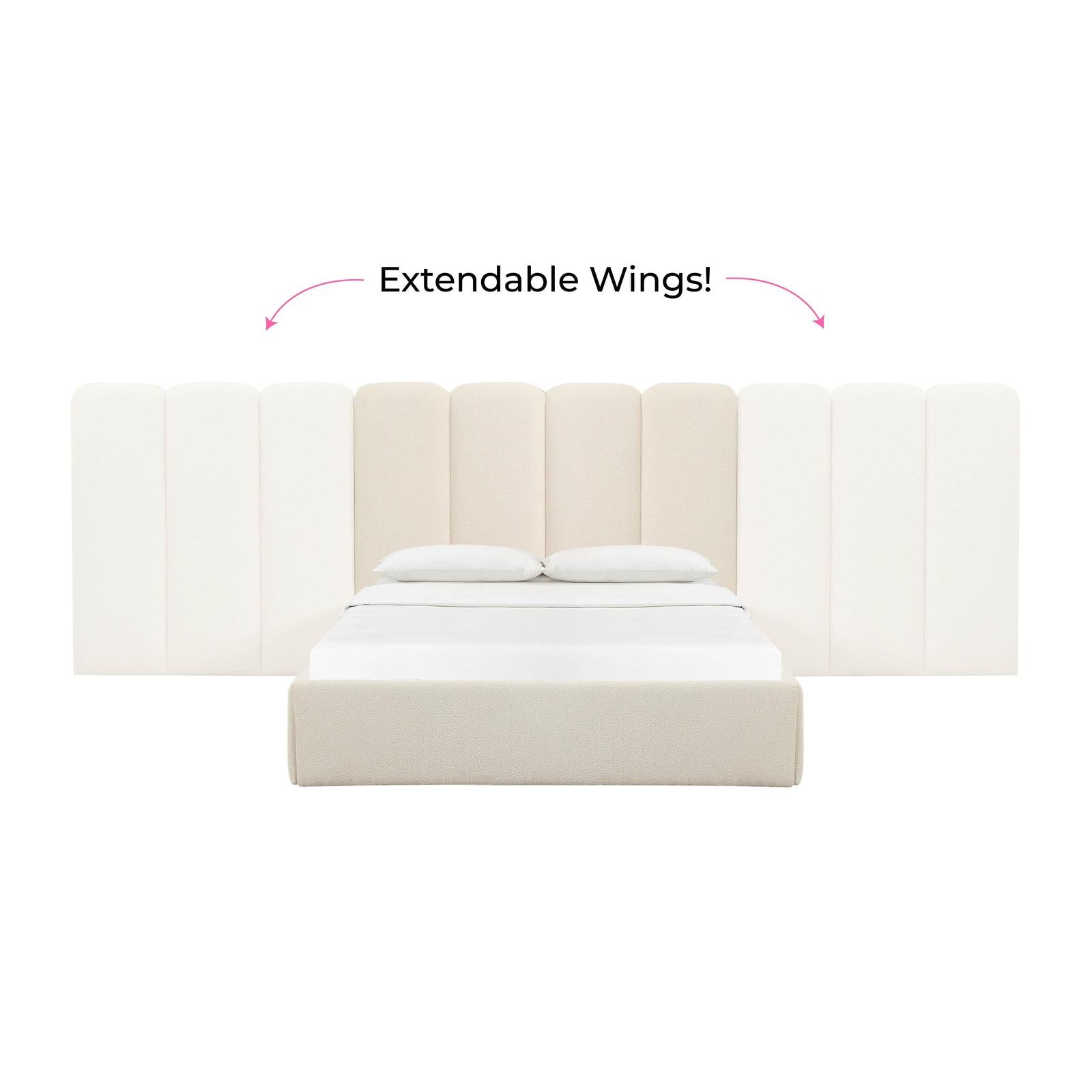TOV Furniture Palani Wings - Queen or King Set of 2