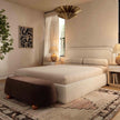 TOV Furniture Murielle Taupe Textured Boucle Bed