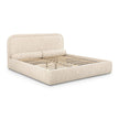 TOV Furniture Murielle Taupe Textured Boucle Bed