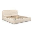 TOV Furniture Murielle Taupe Textured Boucle Bed